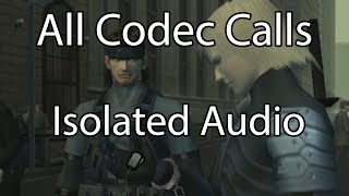 Metal Gear Solid 2  All Codec Calls [upl. by Ecniv]