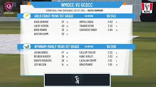 WynnumManly Mens 1st Grade v Gold Coast Mens 1st Grade [upl. by Ynohtn]