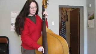 Beginning Upright Bass How to Figure Out Any Major Chord on the Bass [upl. by Notlil959]