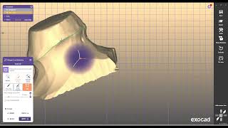 design offset coping dental crown design for exocad elefsina36 [upl. by Steady]