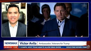 VFAF Ambassador Victor Avila on Newsmax covers Border Invasion an American Crisis 31524 [upl. by Auqkinahs496]