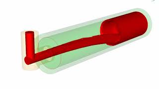 Horizontal centrifugal casting simulation  THERCAST® [upl. by Ellimak]