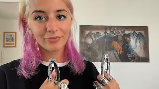 ASMR Creative Chaotic Haircut  household items  personal attention [upl. by Sale]