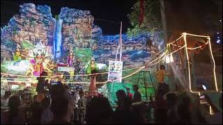 maa tutla Bhawani waterfall theme Durga Puja pandal 2024 [upl. by Hullda]