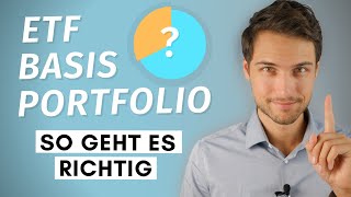 ETF Portfolio erstellen  Das Basis Aktienportfolio für Anfänger nur 2 ETFs [upl. by Maude414]