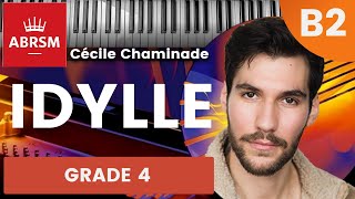 Grade 4 Piano  B2  Idylle Cécile Chaminade  ABRSM 20232024 [upl. by Letta]