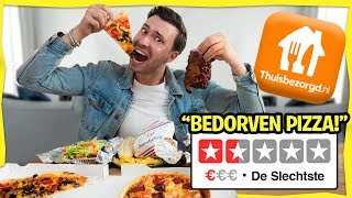 Eten Bestellen bij het SLECHTSTE THUISBEZORGD RESTAURANT [upl. by Arytahs]