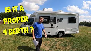 Elddis Majestic 155 Motorhome Review  FOUR BERTH [upl. by Odnumyar]