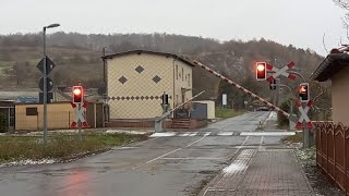 Bahnübergang Niedersachswerfen Straße der Einheit [upl. by Maroney124]