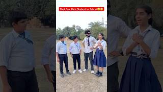 That One Rich Student in School 😂 🤑 shorts comedyvideos richstudent teratrigun [upl. by Stovall965]