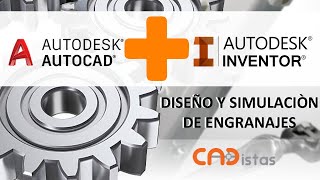 DISEÑO Y SIMULACIÒN DE ENGRANES CON AUTOCAD E INVENTOR TUTORIAL ENGRANAJES CON FORMULAS Y CALCULOS [upl. by Einittirb]