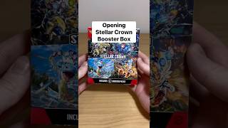 Stellar Crown Booster Box Opening [upl. by Anelle]