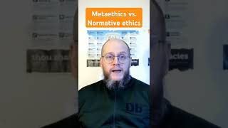 Metaethics vs Normative ethics philosophy ethics morals definitions metaethics [upl. by Joela421]