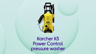 Karcher K3 Power Control Pressure Washer  120 bar  Product Overview [upl. by Hepzi]