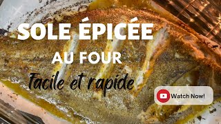 SOLE EPICÉE AU FOUR  FACILE [upl. by Rhyne]