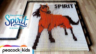 Spirit in 25000 Dominoes  SPIRIT RIDING FREE [upl. by Lianna392]