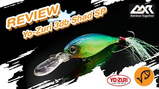 YoZuri 3DB Shad sp  Lure Action Review Channel [upl. by Necyrb]