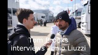 Tom Brooks interviews Vitantonio Liuzzi [upl. by Otsirave]