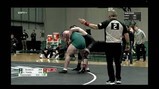 HWT Lucas Stoddard Army vs Charlie Tibbitts Binghamton [upl. by Nerej]