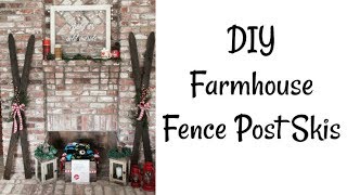 DIY Farmhouse Fence Post Skis [upl. by Norha132]