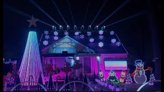 NSYNC  Bye Bye Bye 2023 Christmas Light Show [upl. by Olcott]