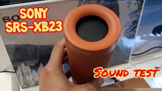 SONY SRSXB23 2020  Bass Sound Test [upl. by Sigismund252]