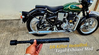 DB Killer in VW Indore Silencer  Royal Enfield Bullet 🔥 [upl. by Columbus]