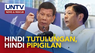 PBBM hindi makikipagtulungan sa ICC Hindi rin pipigilan si FPRRD kung magpapaimbestiga sa drug war [upl. by Assilram865]