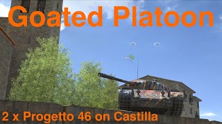 WOT Blitz  Progetto 46 Platoon  9000k damage [upl. by Elisee]