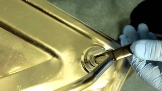 How to change the water flow on a drinking fountain swan neck tap [upl. by Dine]