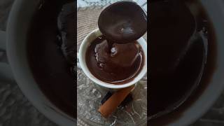 Chocolate Quente Cremoso sem Creme de leite e sem amido 😱😋 receitas chocolate chocolatequente [upl. by Alwin622]