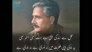 Alama iqbal urdu poetry  Alama iqbal shayari  iqbal shikwa  iqbal Quotes [upl. by Eiro]