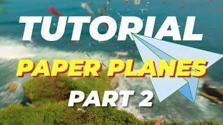 TUTORIAL from Agisoft to 3ds Max Tyflow paper planes [upl. by Warner296]