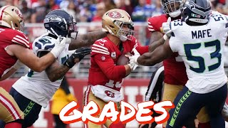 49ers 17 Seahawks 20 Grades [upl. by Wheaton]