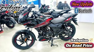 2024 Bajaj Pulsar 220F E20 Bs7❤ New Features Blutooth Navigation On Road Price  Details Review [upl. by Aman]