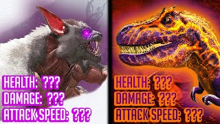 Ferox VS Volcanic XRex Which is MORE POWERFUL  Ark Genesis [upl. by Goldwin394]