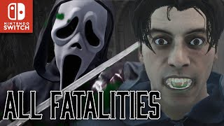 All Ghostface Finishers on Nintendo Switch  Mortal Kombat 1 [upl. by Philippa]