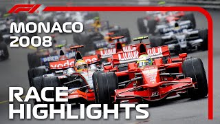 Race Highlights  2008 Monaco Grand Prix [upl. by Lowenstern669]