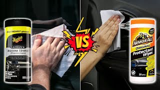 Meguiar’s vs Armor All Car Interior Cleaner Wipes  Which is Best [upl. by Ydarg308]