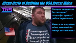 YouTuber Glenn Cerio of Auditing the USA Arrested for Felony Harassment at Mukilteo Police Station [upl. by Menard]