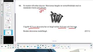 Matematik Live 241106 variationsbredd standardavvikelse och normalfördelning [upl. by Ahsined]