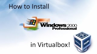 Windows 2000 Professional  Installation in Virtualbox [upl. by Matusow]