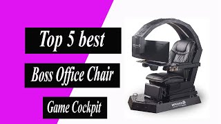 ✅ Top 6 best Boss Office Chair Game Cockpit in 2022 [upl. by Agle]