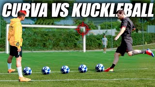 CURVA VS KNUCKLEBALL  ¿Qué Golpeo de Fútbol es el Mejor [upl. by Llezom929]