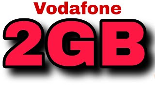 Vodafone bedava Hediye internet 2 GB 😍 Yapmayanlar Yapsın [upl. by Ekle]