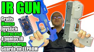 LIGHTGUN con Arduino Pro Micro simplificado cap2 [upl. by Gelman537]