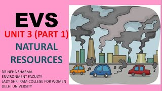 EVS  UNIT 3 Part 1 Mineral NATURAL RESOURCE [upl. by Rahmann]