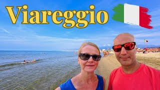 Viareggio Italy  Our Day Trip to VIAREGGIO BEACH ITALY  Tuscany VLOG [upl. by Ellednek]