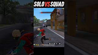 Solo Vs Squad Team Wipeout Gameplay 🥶  Free Fire Max  freefire [upl. by Nevil]