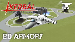 Aircraft Tutorial  Intermediate Fighter Design  Kerbal Space Program amp BD Armory [upl. by Yaffit]